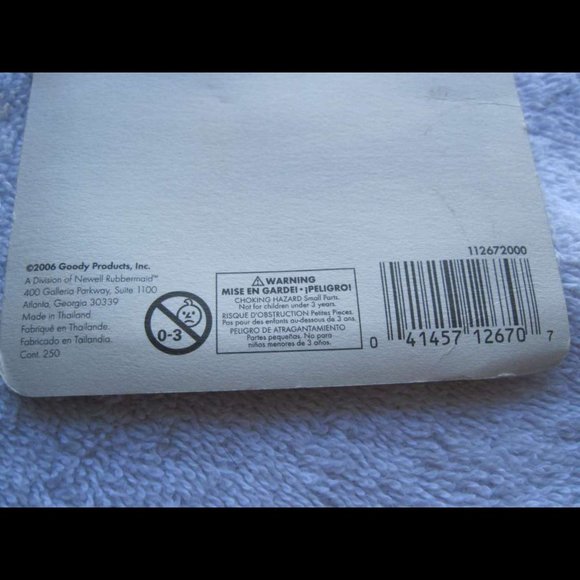 <250 Black Goody Rubber Band Hair Ponytailer Elastic Hair Bands 2006 Darlene - Picture 8 of 9